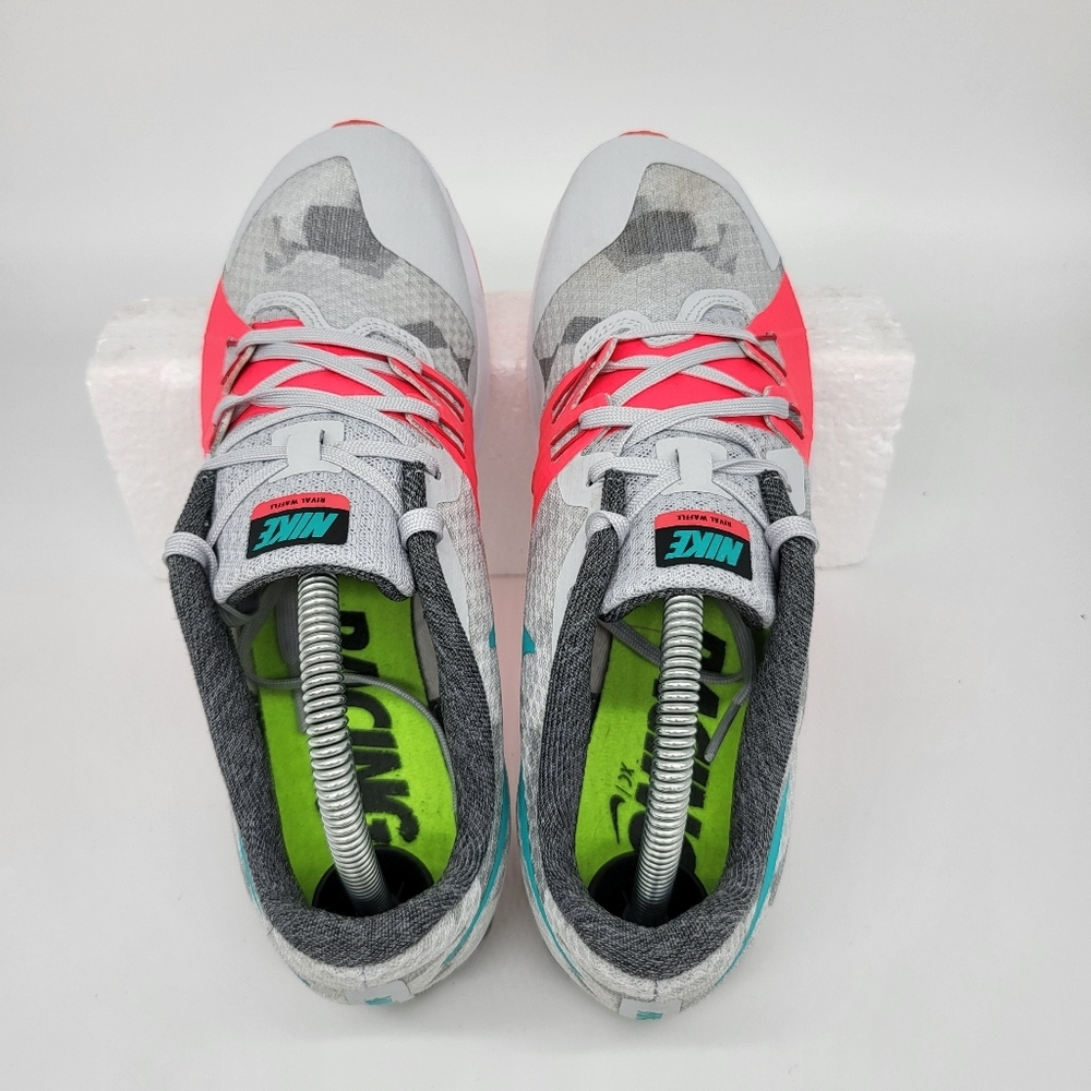 Nike Zoom Rival Waffle 'Pure Platinum Clear Jade' Women's Racing Shoes Size 10 - Picture 5 of 8